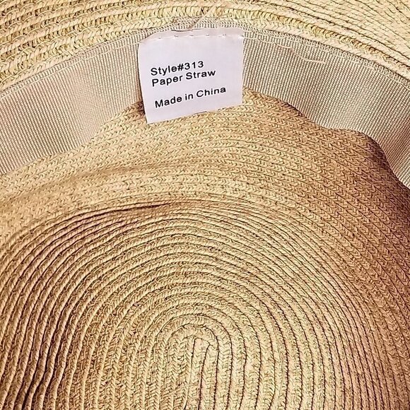 Gorgeous Paper Straw hat with accessories - Picture 7 of 7